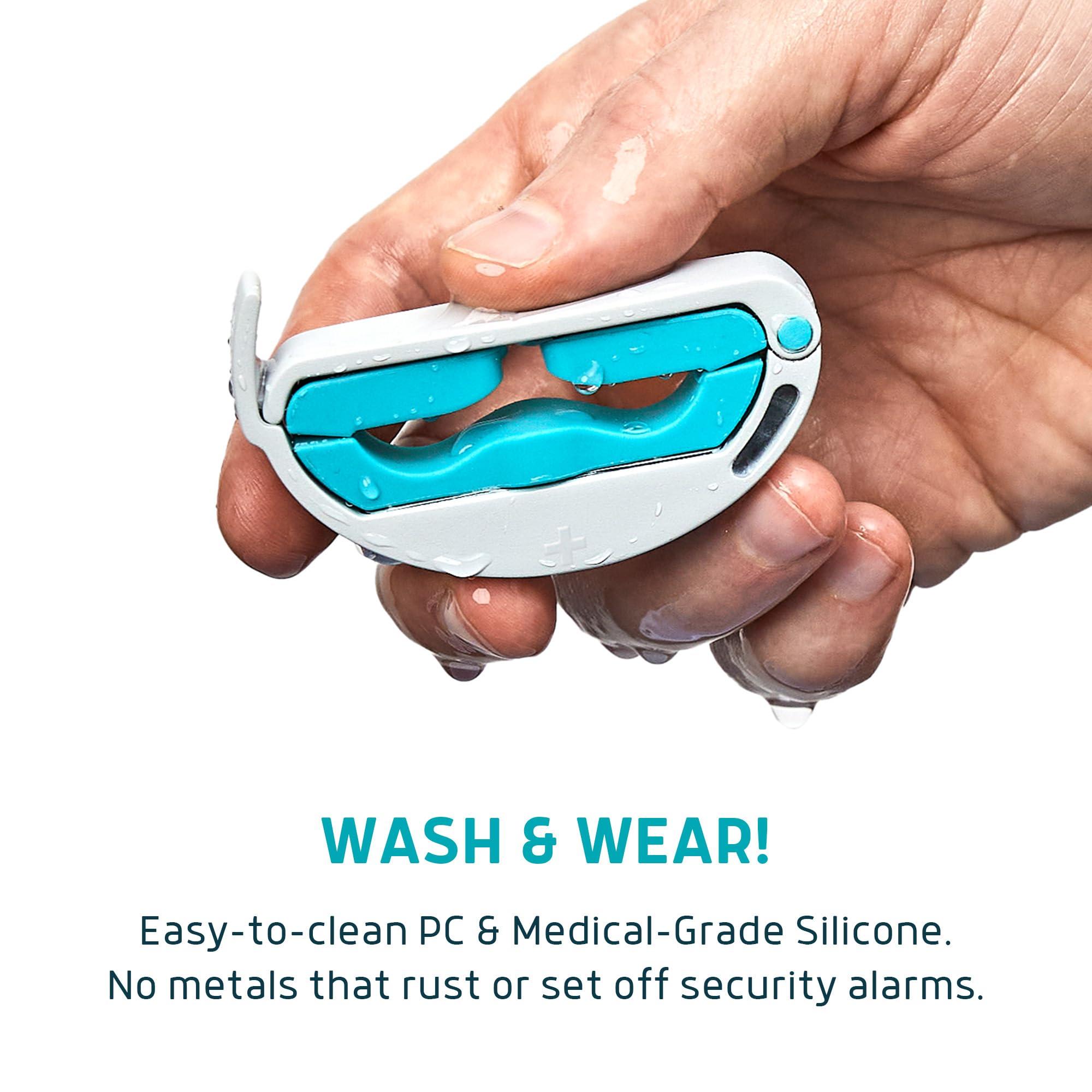 Lunderg Versa Clamp by Lunderg - Comfortable Urinary Incontinence Clamp with Adjustable Size & Travel Bag - Mens Incontinence Products