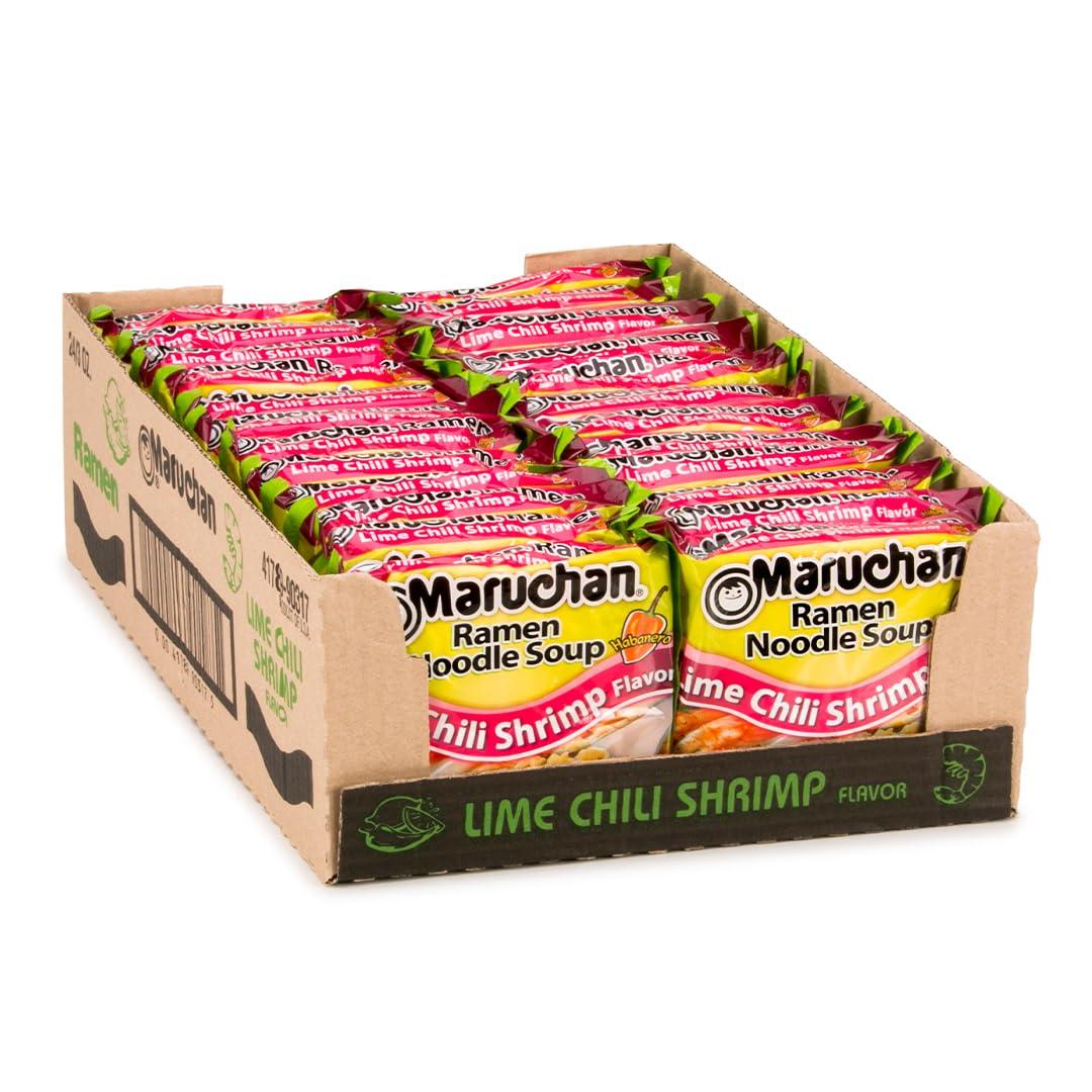 Maruchan Maruchan Ramen Lime Chili Shrimp Flavor, 3.0 Oz, Pack of 24