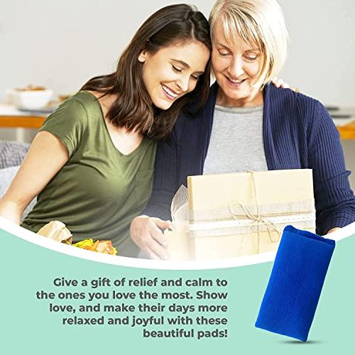 MY HEATING PAD My Heating Pad for Pain Relief - Moist Microwavable Heating Pad for Joints and Muscles Relief - Microwave Hot Pack Heat Pad for Cramps - Calming Chilled or Heated Pad Therapy - 1 Pack Blue