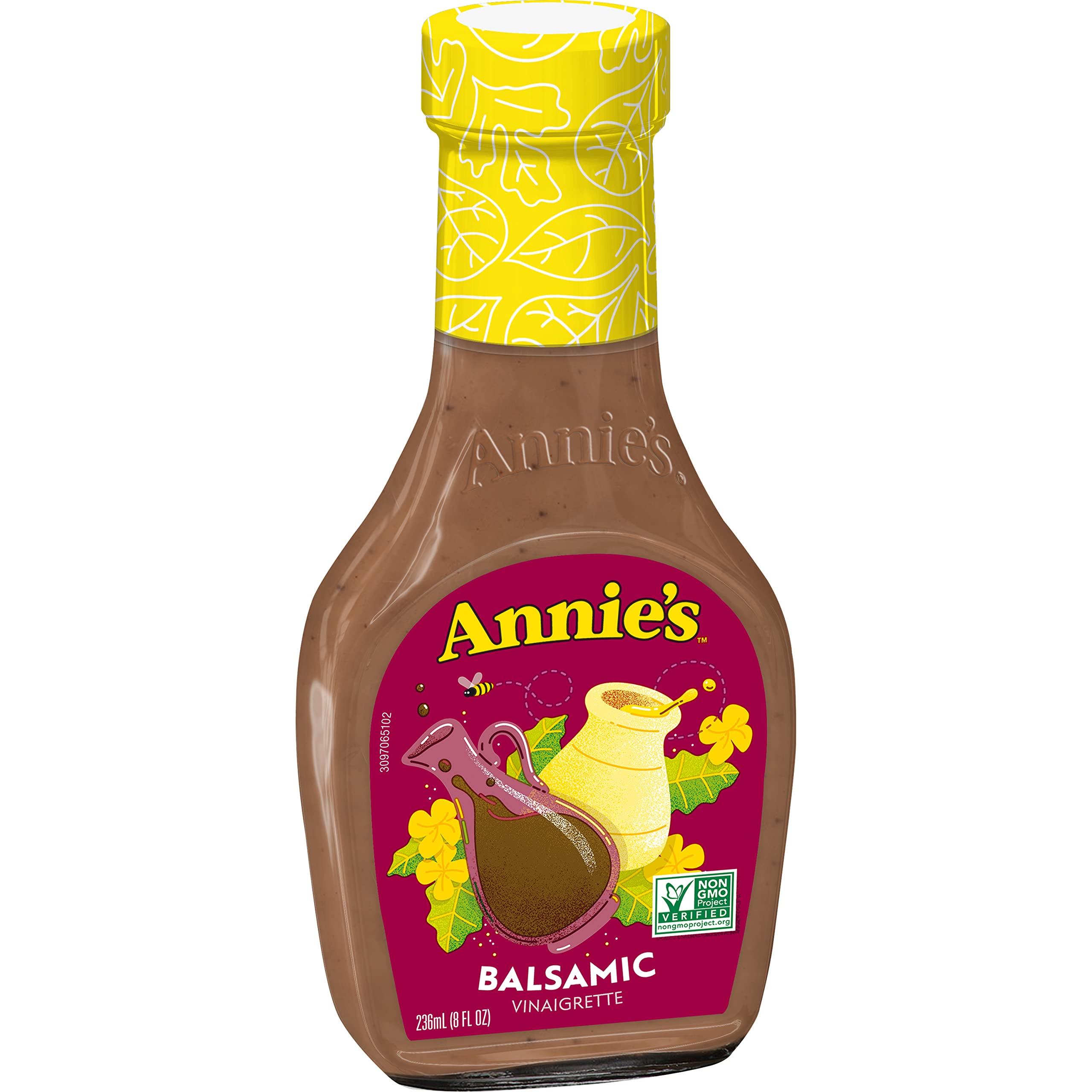 Annies Annie\'s Balsamic Vinaigrette Salad Dressing, Non-GMO, 8 oz