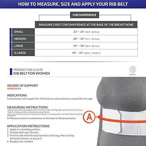 Champion CHAMPION Rib Belt for Women Contoured Female Form Elastic, White, Large