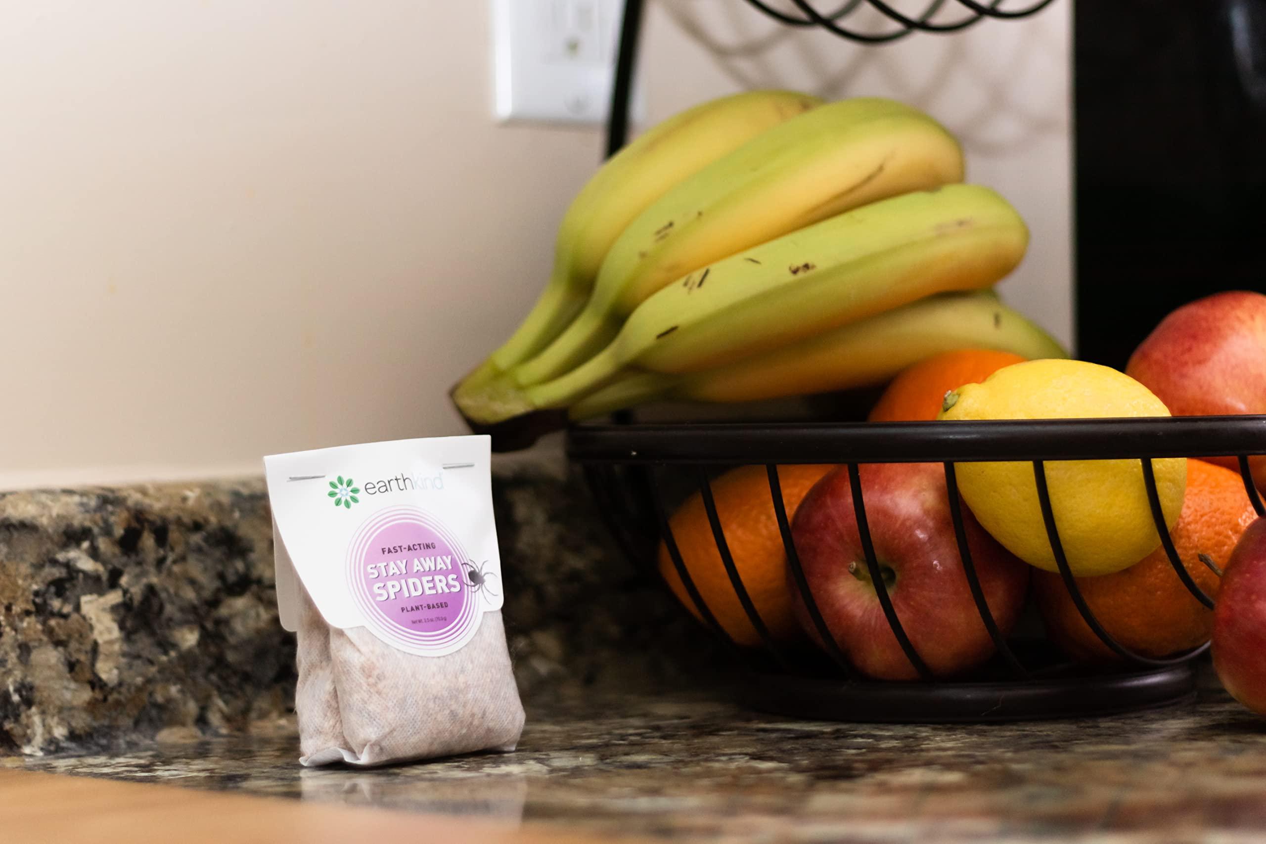 Stay Away Stay Away Spiders Deterrent - Indoor Spider Deterrent Pouches for Attic, Crawl Space, Window Sill & More - with Plant-Based Ingredients & Essential Oils - 6-Pack with Extended Release Pouch Pod