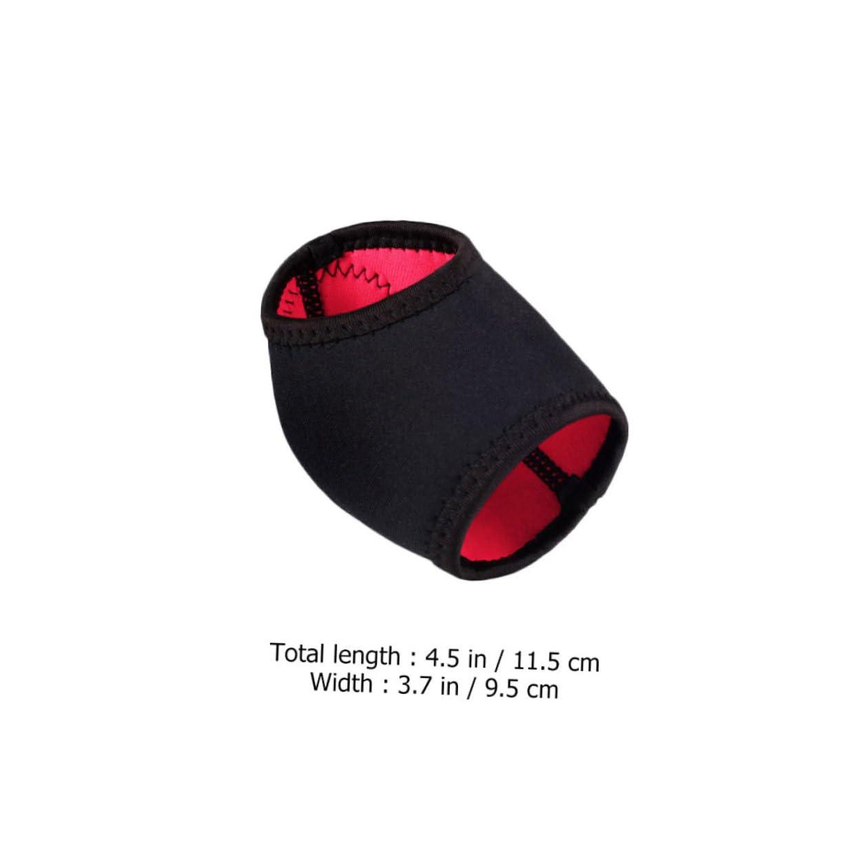 Healifty Healifty 4 Pairs Heel Socks Heel Protector for Cleats Moisturizing Socks Plantar Inserts Pads Ankle Braces for Men Shoe Crease Heel Protectors Foot Toe N Cloth Black