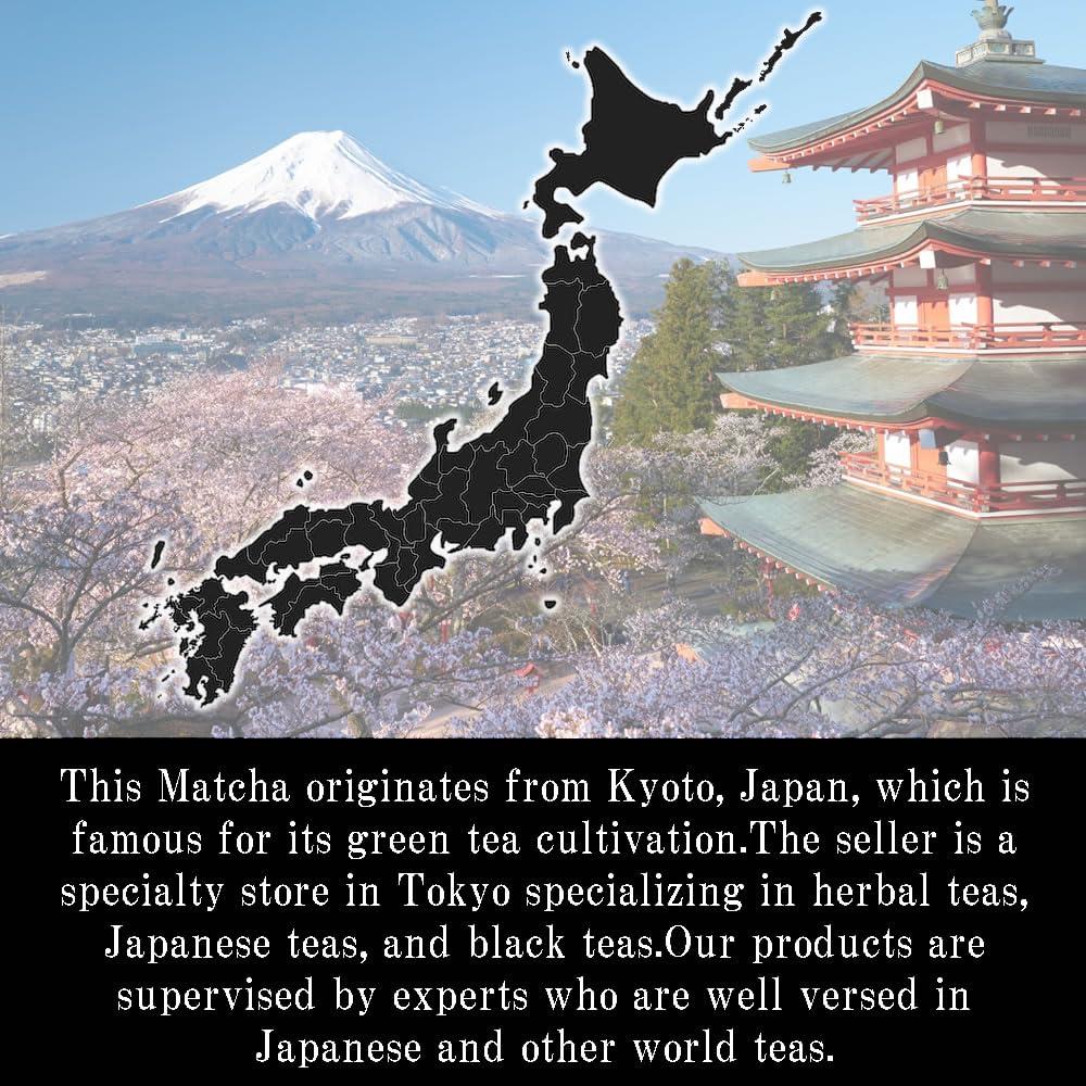 zencha zencha - Japan Kyoto Organic Green Tea Matcha Powder - brilliant dark green - 100% naturally ceremonial grade - zen tea - (1.76 Ounce)