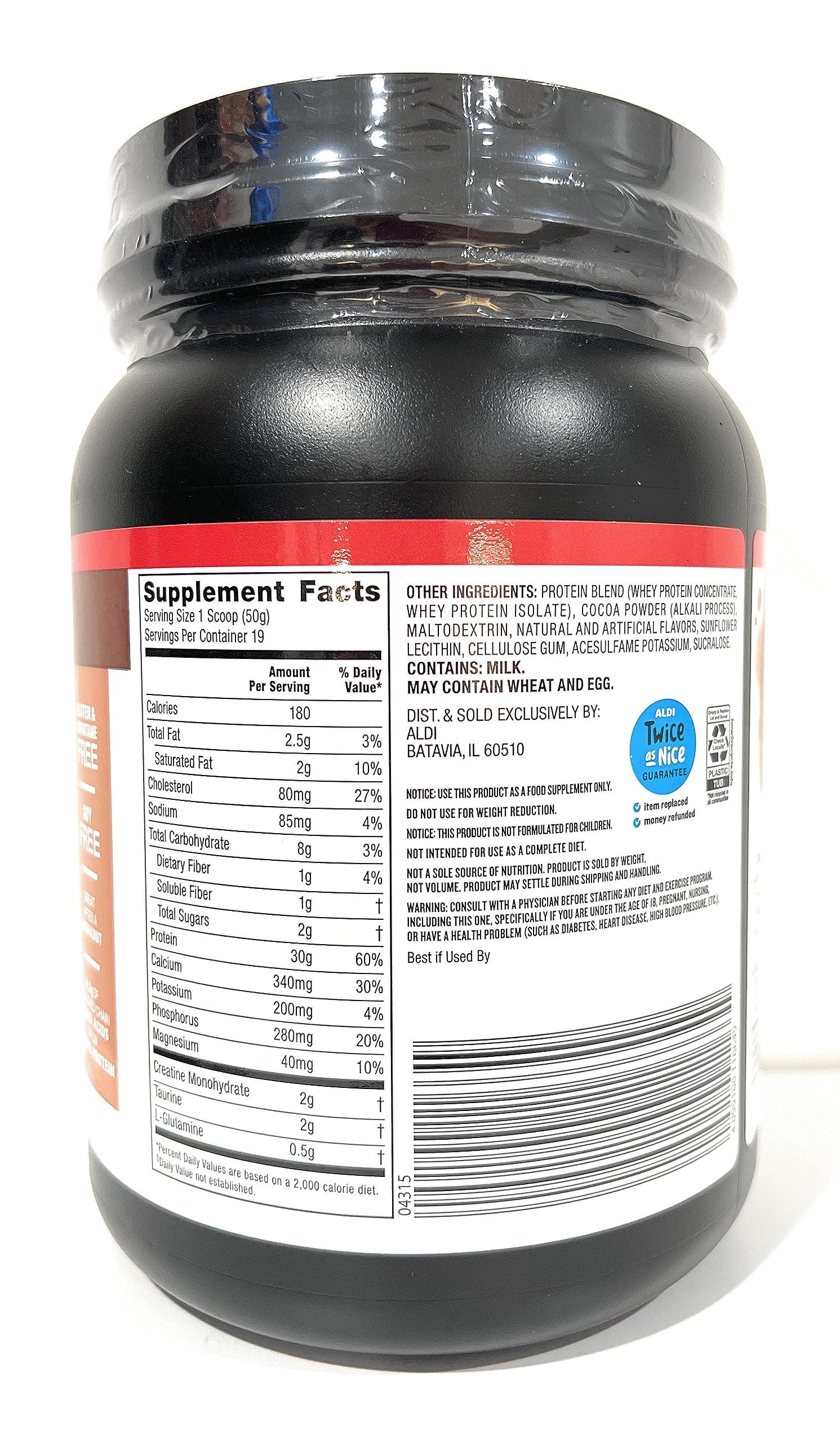 Elevation Elevation by Millville Chocolate Protein Powder 32oz, pack of 1