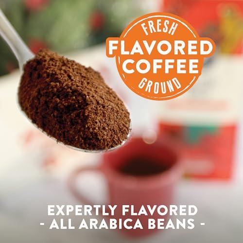 Two Rivers Coffee Two Rivers Coffee Holiday Spice Flavored Ground Coffee, Perfectly Balanced, Always Smooth, Made with 100% Arabica Beans - Flavor Enhanced, 10 Ounce Bag