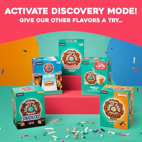 The Original Donut Shop The Original Donut Shop Regular, Keurig Single Serve K-Cup Pods, Medium Roast Coffee, 60 Count, (6 Packs of 10)