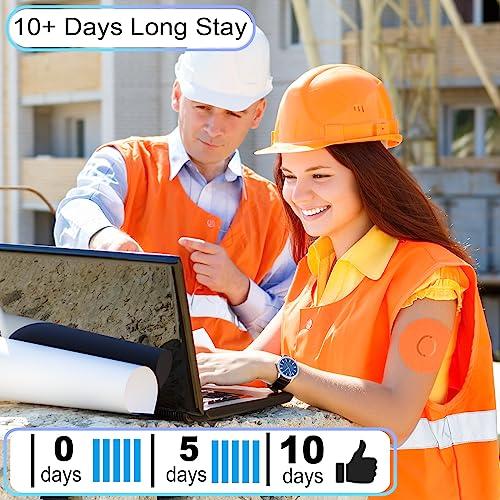 iFunyo Dexcom G7 Adhesive Patches Waterproof, 25Pack(5 Colors Combo) Overlay for Dexcom G7 Over Patch Tape,Premium Hypoallergenic & Latex-Free,10 Days Long Stay