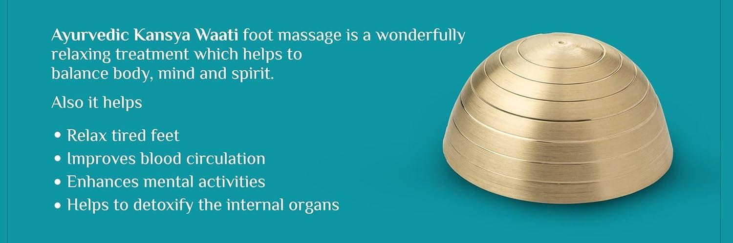 Generic Generic Electric KansyaWati for Foot Massage/Acupressure Tool Therapy Ayurvedic Kansyawati Electric Three Attachment Kansya Wati Foot Massager, Green