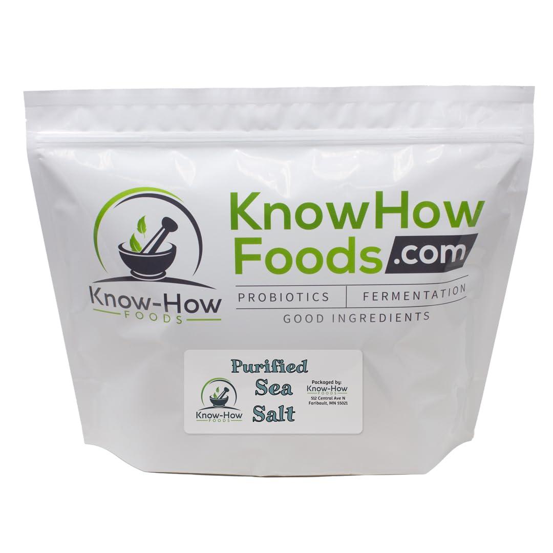 Know-How Foods Purified Sea Salt - 10 lb.