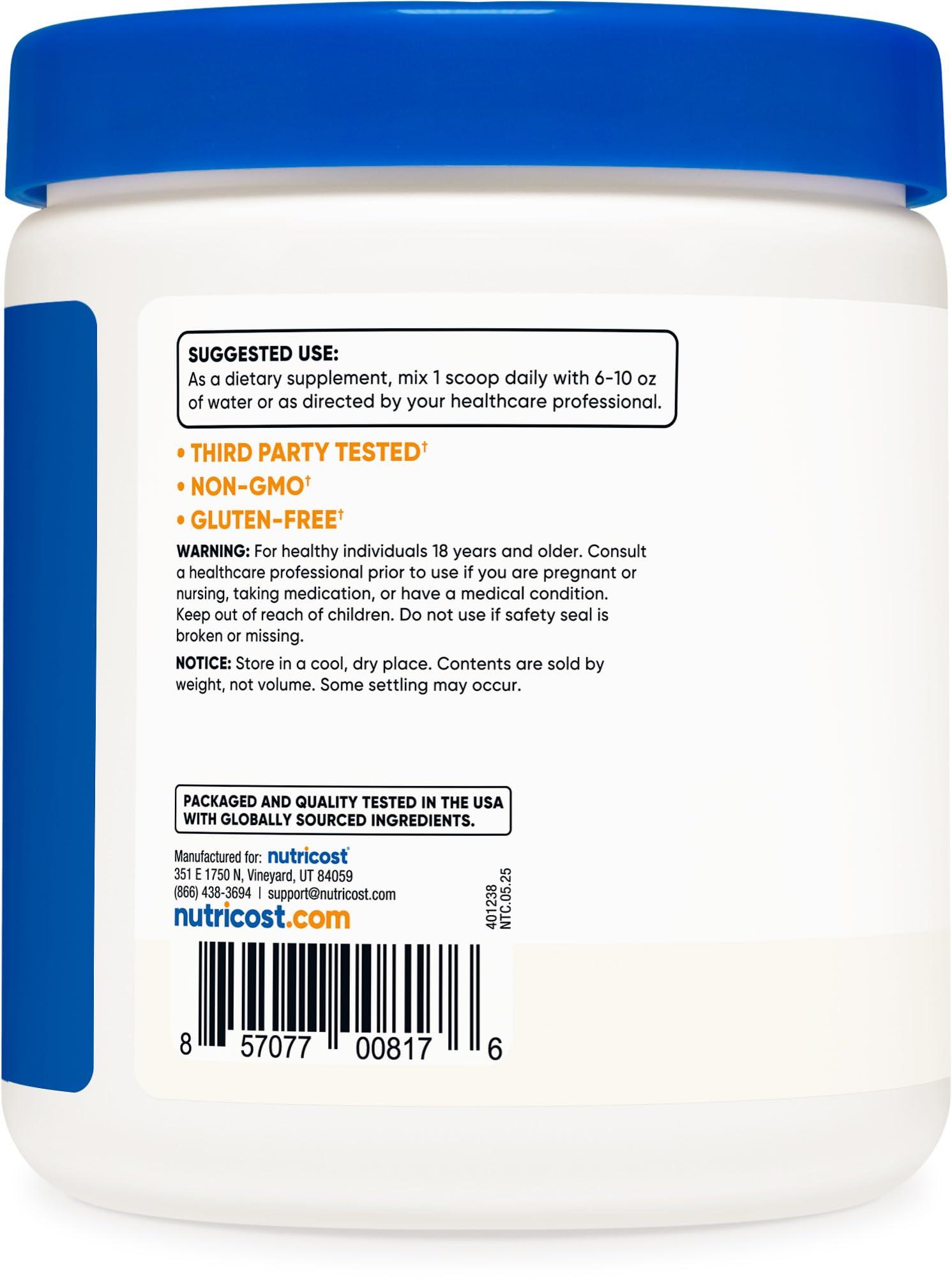 Nutricost Nutricost Pure L-Citrulline (Base) Powder 250 Grams