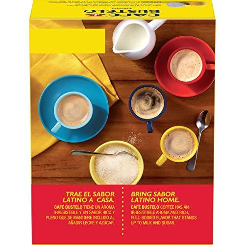 CAFÉ BUSTELO Café Bustelo Espresso Dark Roast Coffee, 10 Count Capsules for Espresso Machines, 11 Intensity (Packaging May Vary)