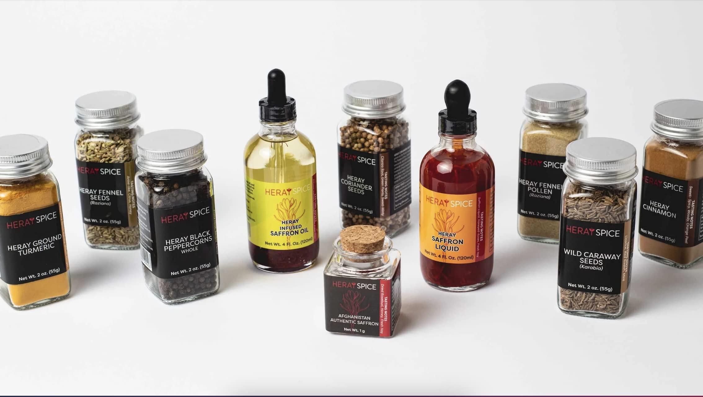 Heray Spice 4 Grams Afghanistan Saffron Threads, Coming from Herat Province, Rich and Aromatic Saffron, Premium Grade A, All Red