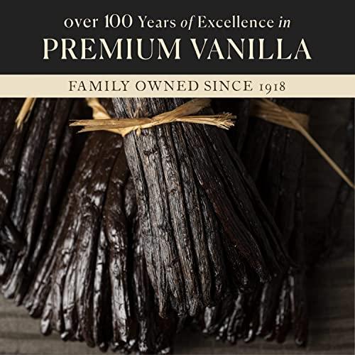COOK'S 10 Organic Madagascar Whole Vanilla Beans, Grade A Vanilla Pods, Premium Vanilla Beans for Making Extract & Baking - Cooks