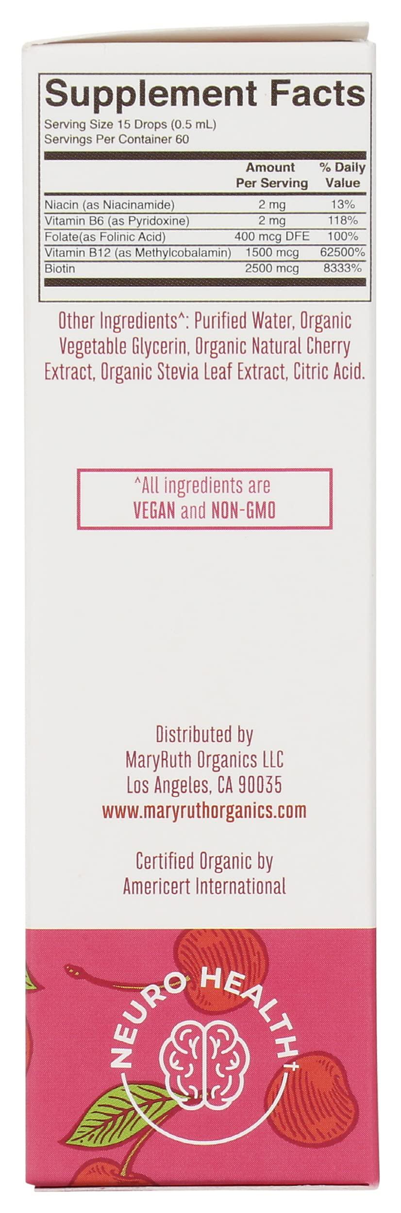 MaryRuth Organics Mary Ruth\'s Organic Vitamin B Complex Drops, 1 FZ