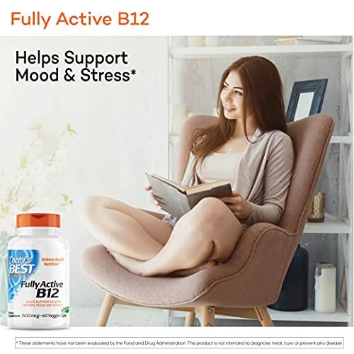 Doctor's Best Doctor's Best Fully Active B12 1500 mcg, Non-GMO, Vegan, Gluten Free, Supports Healthy Memory, Mood and Circulation, 60 Count