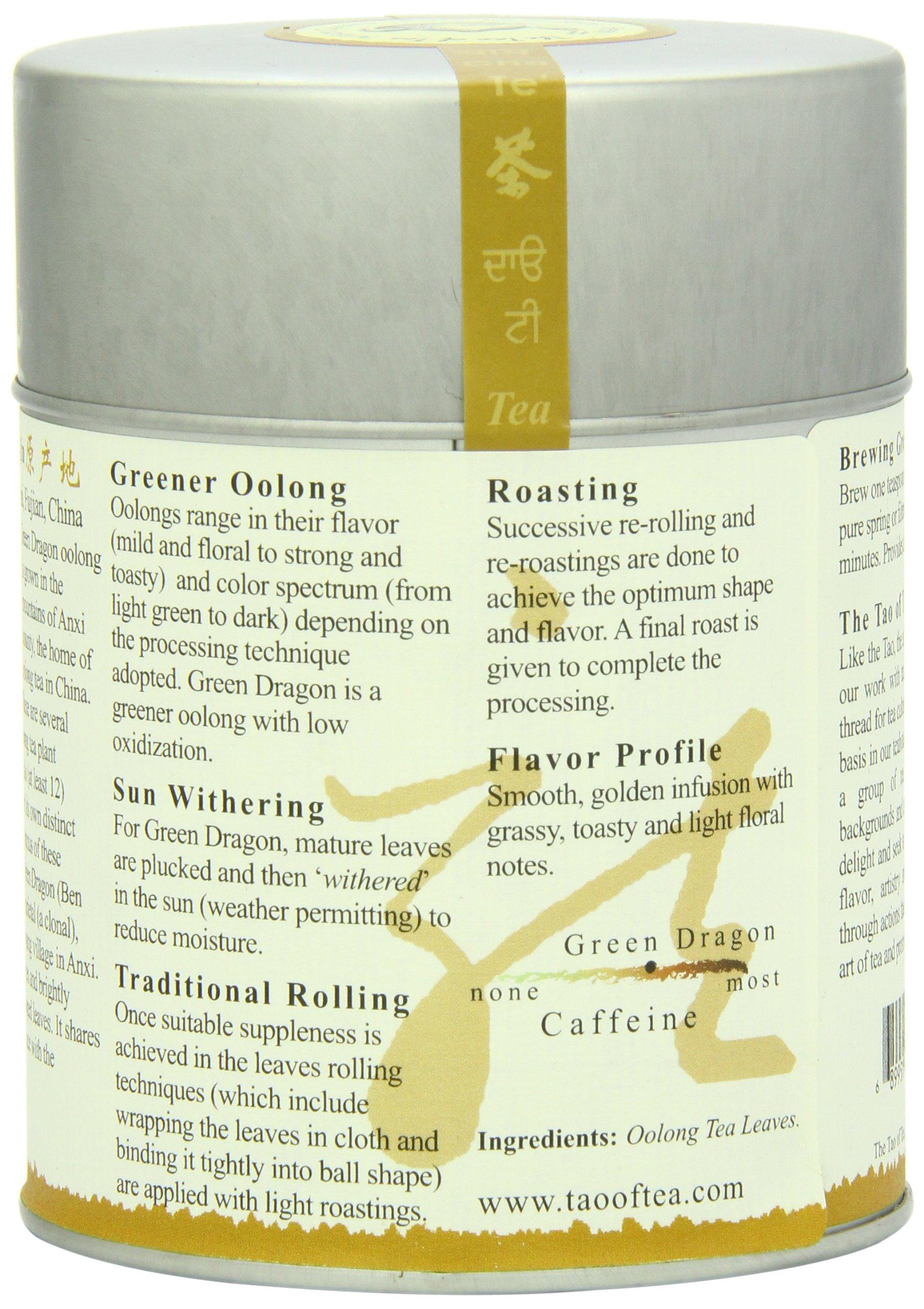 The Tao of Tea The Tao of Tea Green Dragon and Black Dragon Oolong Tea Bundle (3.5 Ounce Tins)