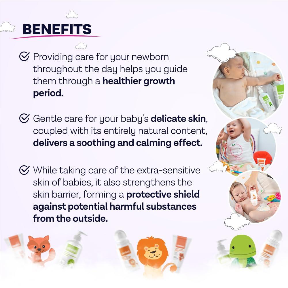 Clinikid Clinikid My Baby\'s Daily Need Kit, Baby Lotion and Baby Wash Set, Baby Kits for Newborns, Gentle Skin Care