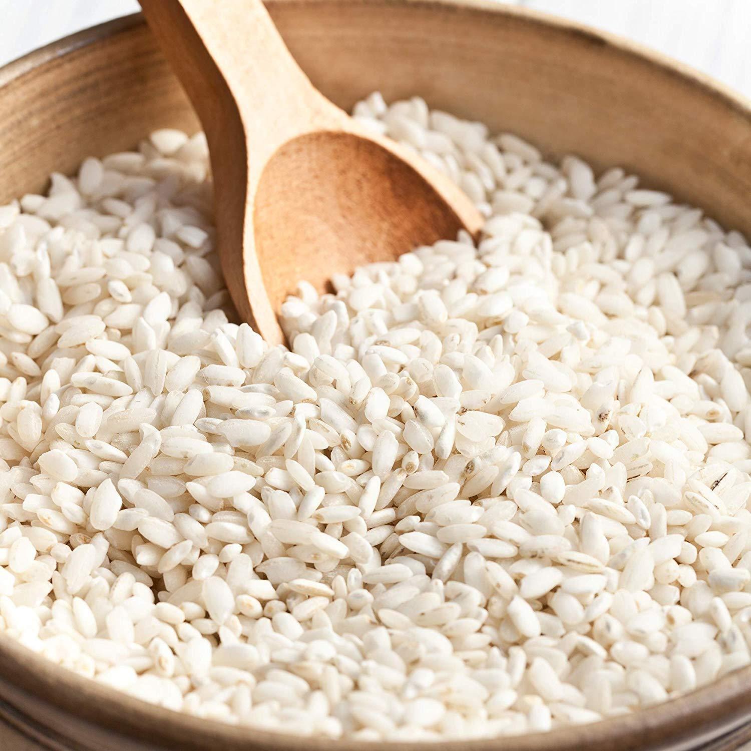 Food to Live Food to Live Organic Arborio Rice, 10 Pounds Non-GMO, Short-Grain White Rice Variety, Superfino, Vegan, Kosher, Bulk. Creamy Texture. Good Source of Protein. For Risotto.