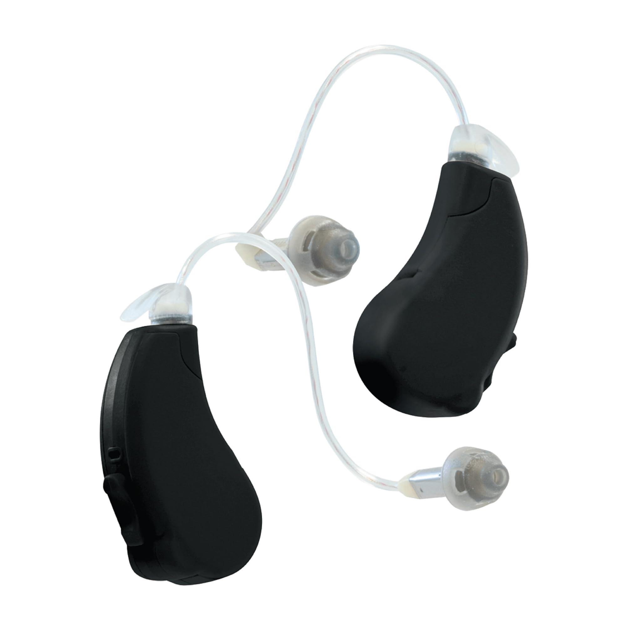 Lucid Hearing Lucid Hearing Engage Premium OTC Hearing Aids (Compatible with iPhone, Black)