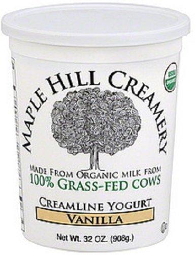 Maple Hill Creamery Maple Hill Creamery Creamline Yogurt, Vanilla, 32 Ounce (Pack of 6)