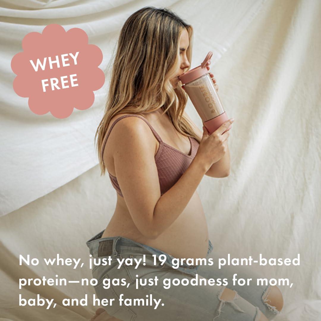 Boobie Brands Boobie Body Superfood Protein Meal Replacement Shake, Chocolate Bliss Flavor | 19g Protein | Safe For Pregnancy, Lactation, & Motherhood | Organic, Vegan, Zero Sugar, 10 Single Serve Packets (1.16 oz each)