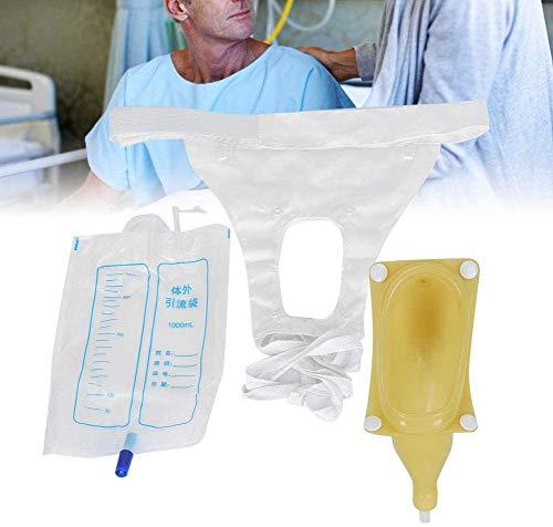 Wytino Urine Catheter Bags, Silicone Urine Collector Wearable Urinal System Can Prevent Backflow-No Spill, No Smell,No Mess (Women Normal Type)