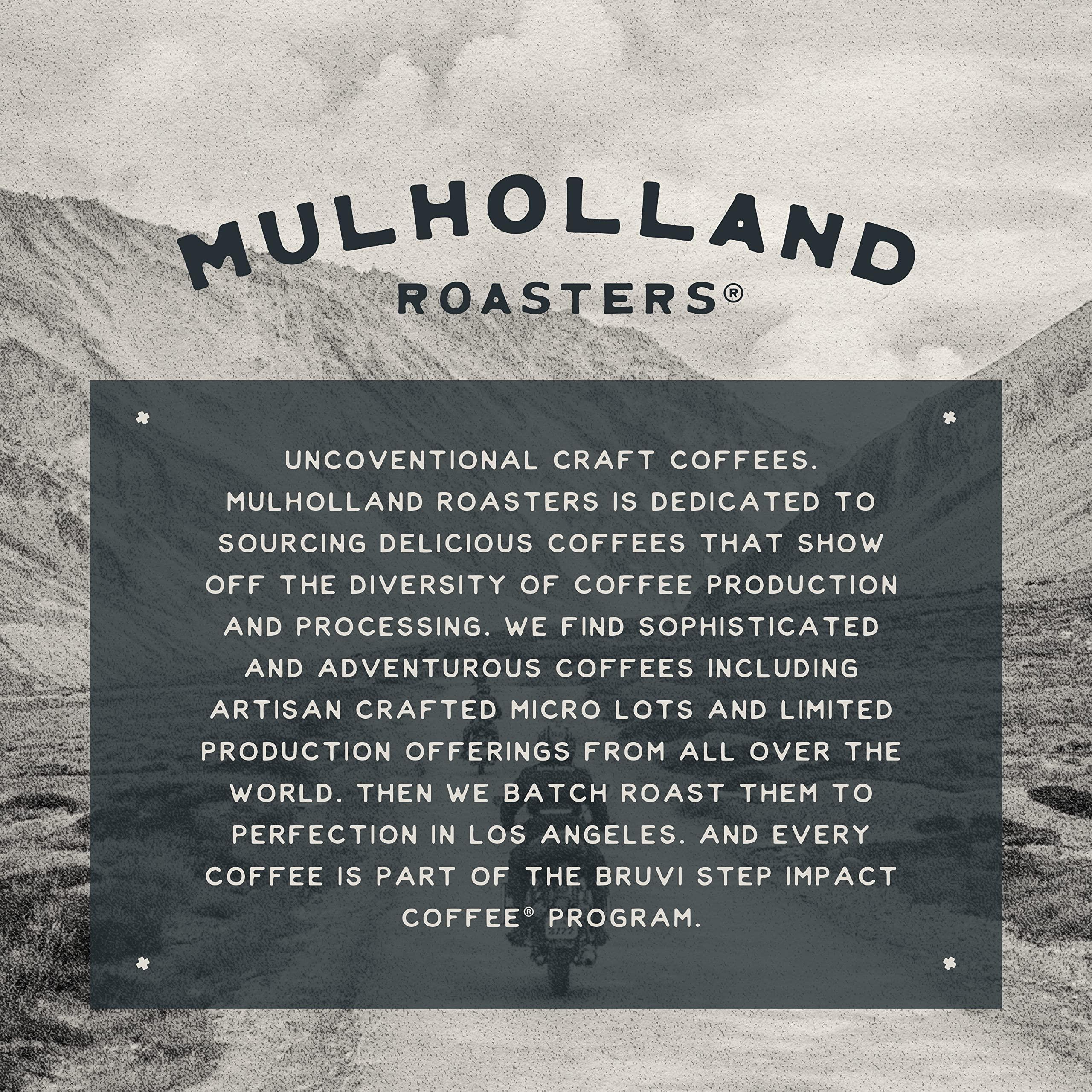 MULHOLLAND ROASTERS Mulholland Roasters | Colombia Coffee B-Pods | Only Compatible with Bruvi Coffee Brewer | Includes 60 Pods