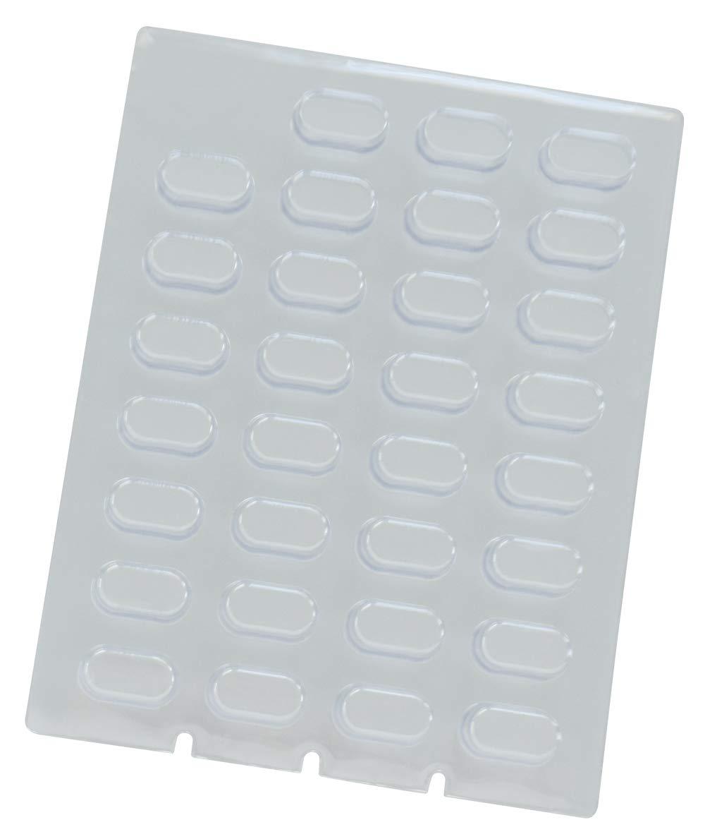 Memory Pac Memory Pac 6 Pack Monthly Medication Blister Pack Refill Set Cold Seal - Includes 6 Blister Trays & 6 Cold-Seal Cards, Pill Blisters for Cold Seal Blister Pack System (Monthly - XLarge 5/8\'\' Deep)