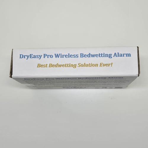 DRYEASY DryEasy Pro Wireless Bedwetting Alarm with New Improved Sensor, 6 Selectable Sounds, Volume Control, Strong Vibration and Compact Design for Overcoming Bedwetting