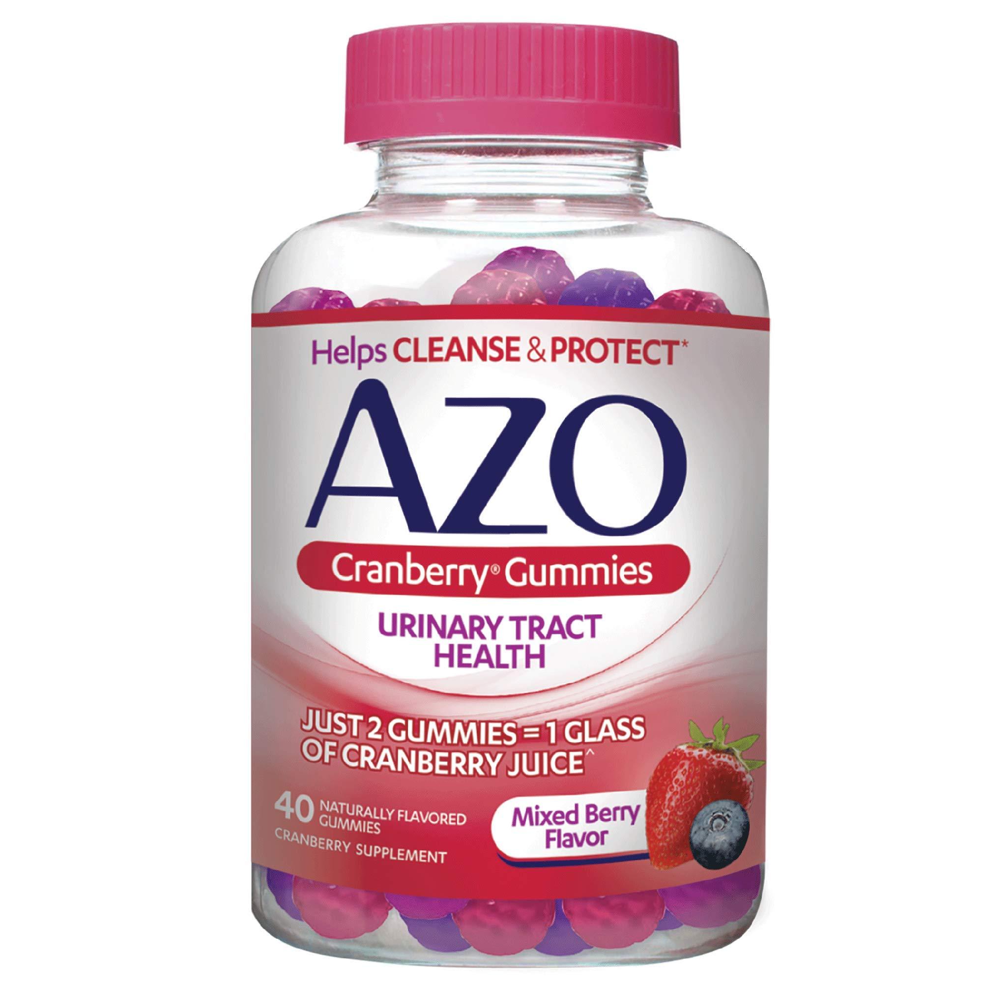 AZO AZO Urinary Tract Health Gummies 72 Count & Cranberry Gummies 40 Count
