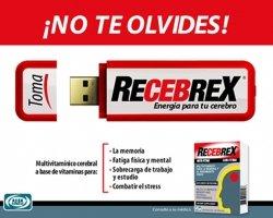 On-Store-Like Recebrex (20 Tablet) Multicerebral with Vitamins, Memory, and Mental Fatigue Physical, Overloading Work Study, Combat Stress