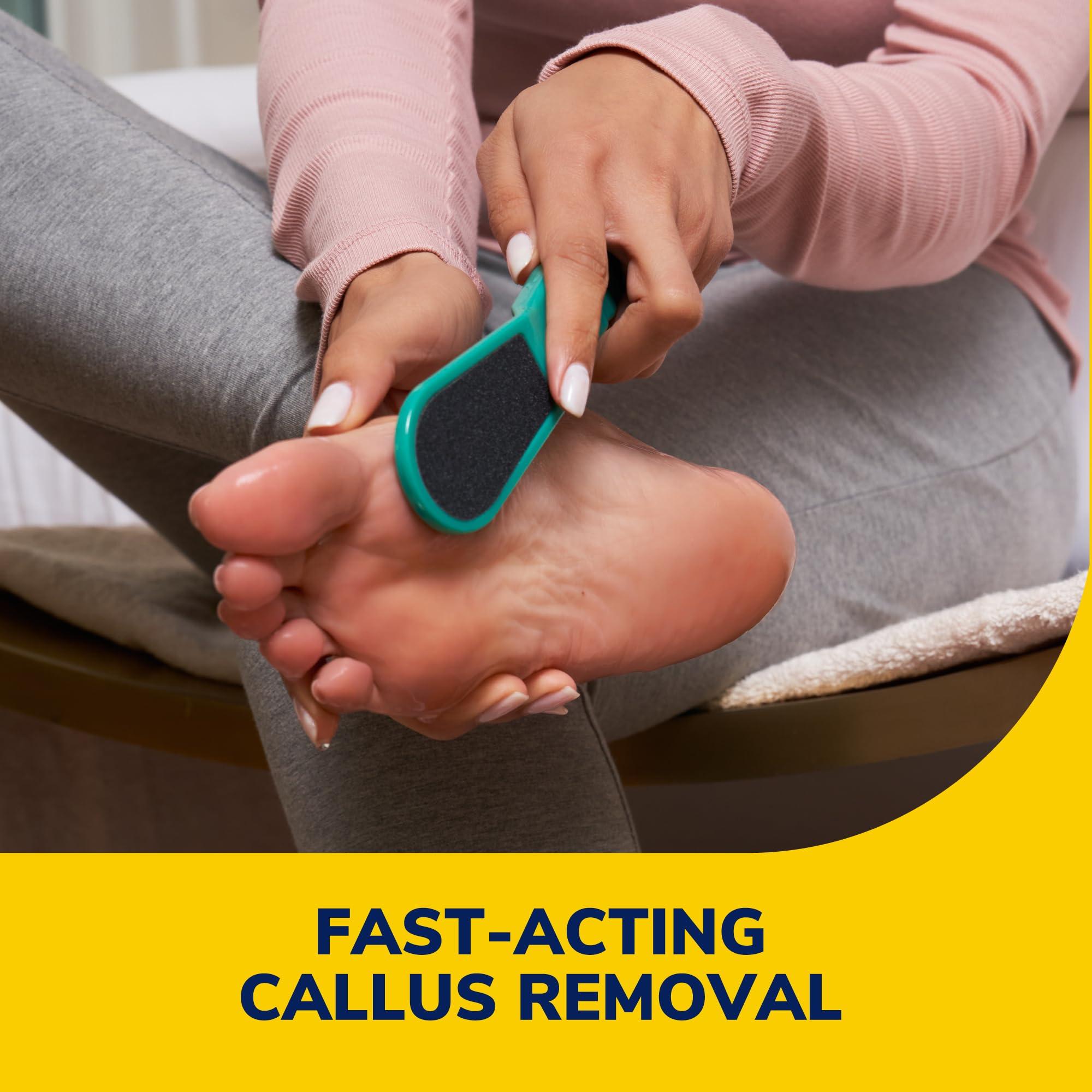 Dr. Scholl\'s Dr. Scholl\'s Fast Acting Callus Remover Gel Kit, Hard Skin Removal, Smooth Soft Feet in Minutes, Salon Professional Formula, Mess Free Application, Exfoliating Foot File Pedicure Tool Included