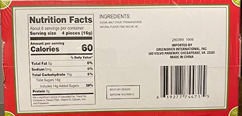 Greenbrier Mini Candy Canes (50) Individually Wrapped 7.0 oz total