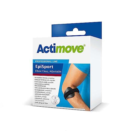Actimove Actimove Professional EpiSport Epicondylitis Clasp for Men/Women | Tennis Elbow Strap Tendonitis Arm Band, Counterforce Brace & Elbow Band for Bursitis, Tendon Pain Relief, Black, X-Large