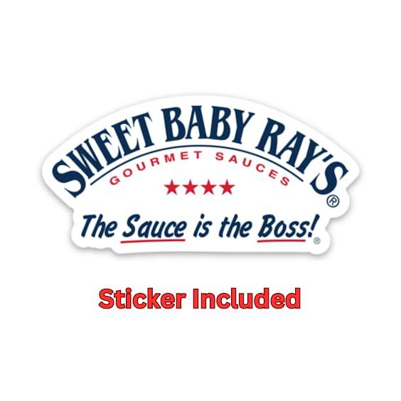 Sweet Baby Ray\'s Sweet Baby Rays No Sugar Added BBQ Sauce - Original Flavor, 18.5 oz. (Pack of 3) - Delicious and Sweet without the Added Sugar for a Healthier BBQ Experience - Includes Sweet Baby Ray\'s Sticker