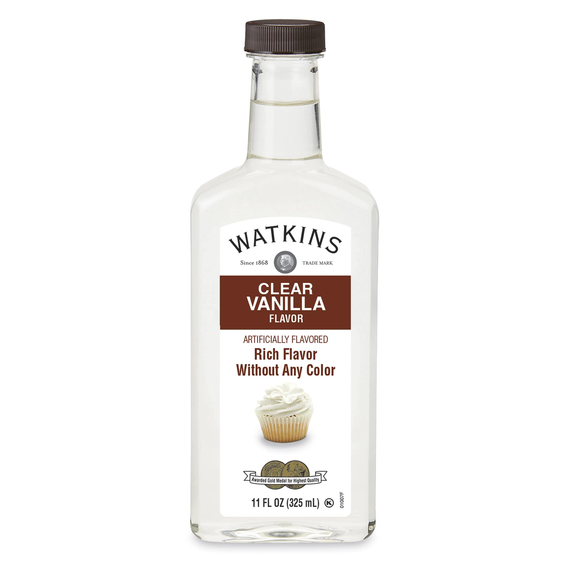 Watkins Watkins Clear Vanilla Flavor, 11 fl. oz. Bottle, 1 Count (Packaging May Vary)