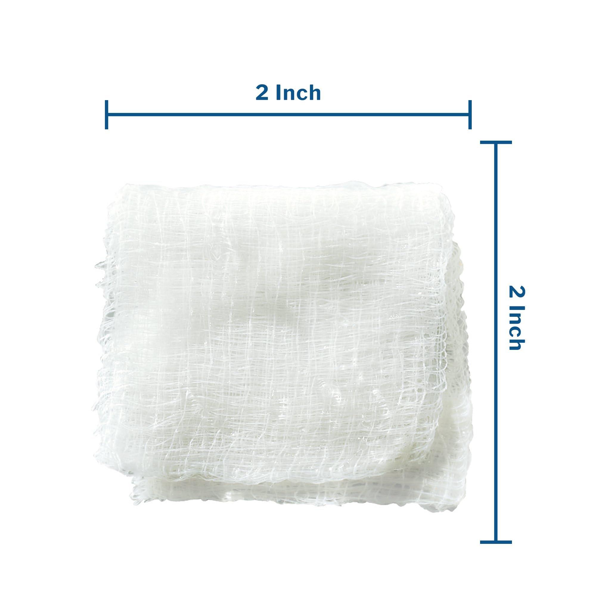 McKesson McKesson Hydrogel Impregnated Gauze Dressing, Sterile, 2 in x 2 in, 10 Count, 4 Packs, 40 Total