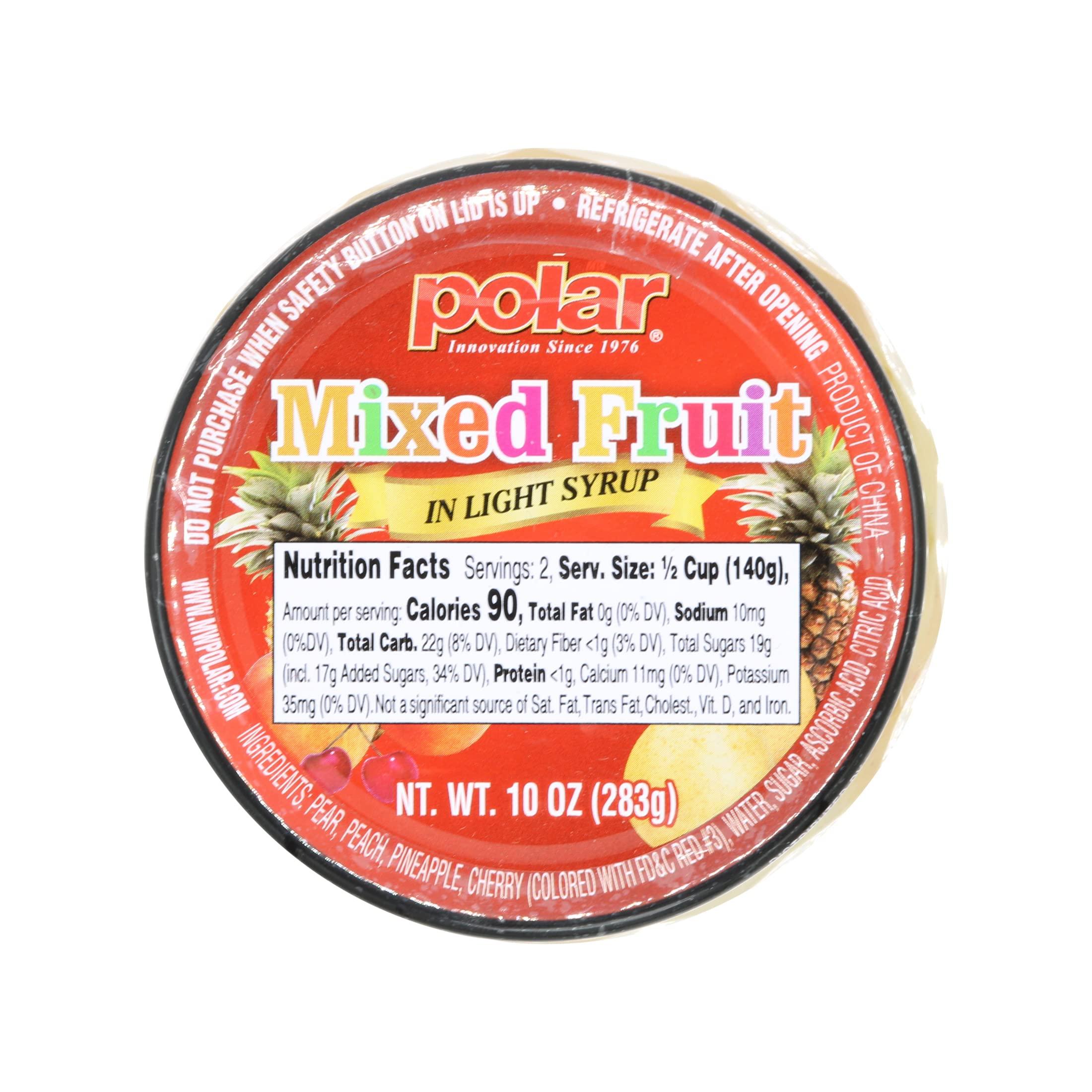 Polar Products MW Polar Mixed Fruit in Jar 10 Ounce (Pack of 12)