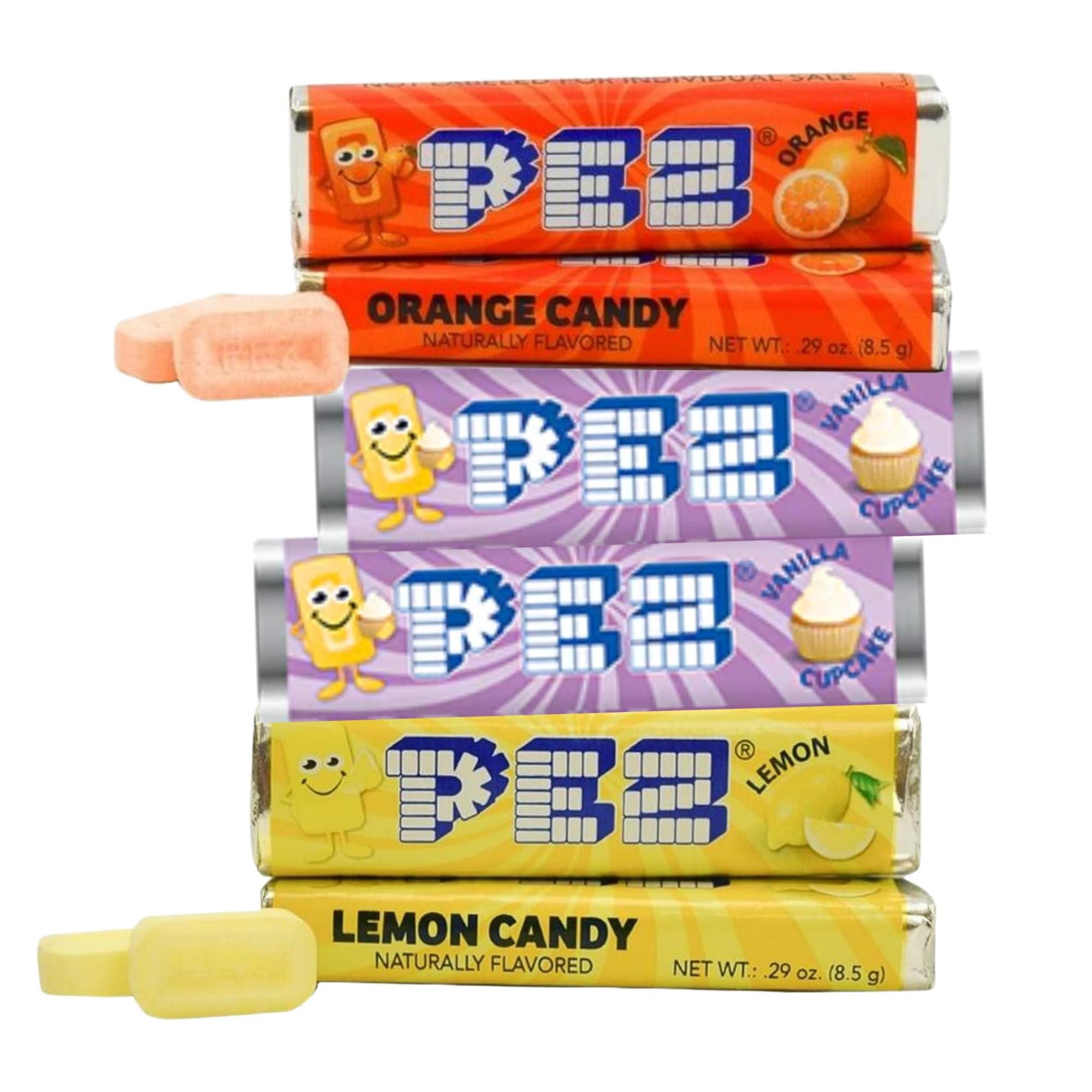 Needzo Needzo 2025 PEZ Dispensers with Assorted Flavors Refill Rolls, Easter Basket Candy (Pack of 3) Tubes