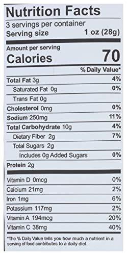 Brad's Raw 3oz Cheddar Flavor - Famous Brads Raw Chips - Vegan, Gluten Free, Natural, Healthy Snack