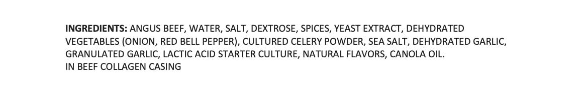 CATTLEMAN\'S CUT Yellowstone by Cattleman\'s Cut Angus Beef Sticks, 8 Ounce