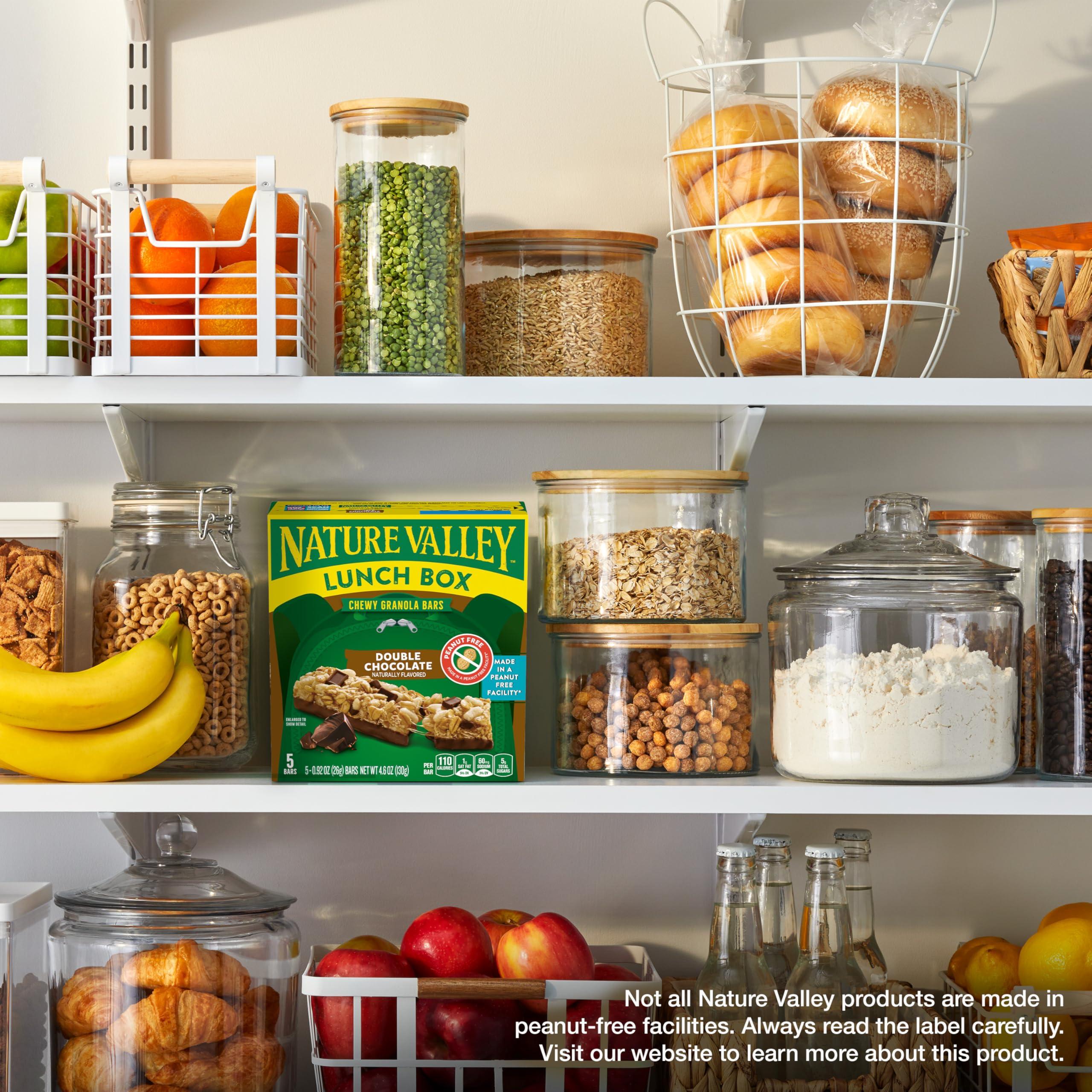 Nature Valley Nature Valley Lunch Box Chewy Granola Bars, Double Chocolate, Peanut Free, 5 Bars, 4.6 oz