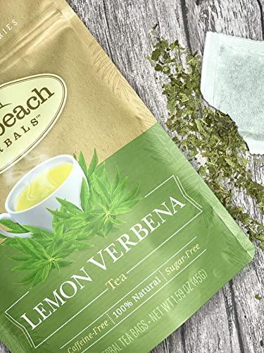 Palm Beach Medicinal herbs Lemon Verbena Tea - Pure Herbal Tea Series by Palm Beach Herbals (30ct) [Packaging May Vary]