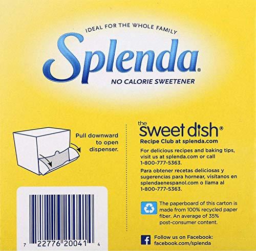 SPLENDA SPLENDA Zero Calorie Sweetener Packets Great For Sweetening Coffee, Tea, Fruit, and More (400 Individual Packets)