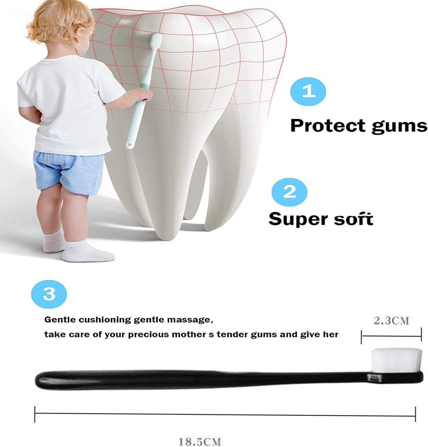 Bopanol Bopanol 8Packs BREVI Toothbursh, BREVI Nordic-Inspired Premium Nano Toothbrush,Wave Bristle, BREVI Toothbrush Nano, Ultra-fine Soft Toothbrush with 20000 Soft Bristles,for Sensitive Gums and Teeth