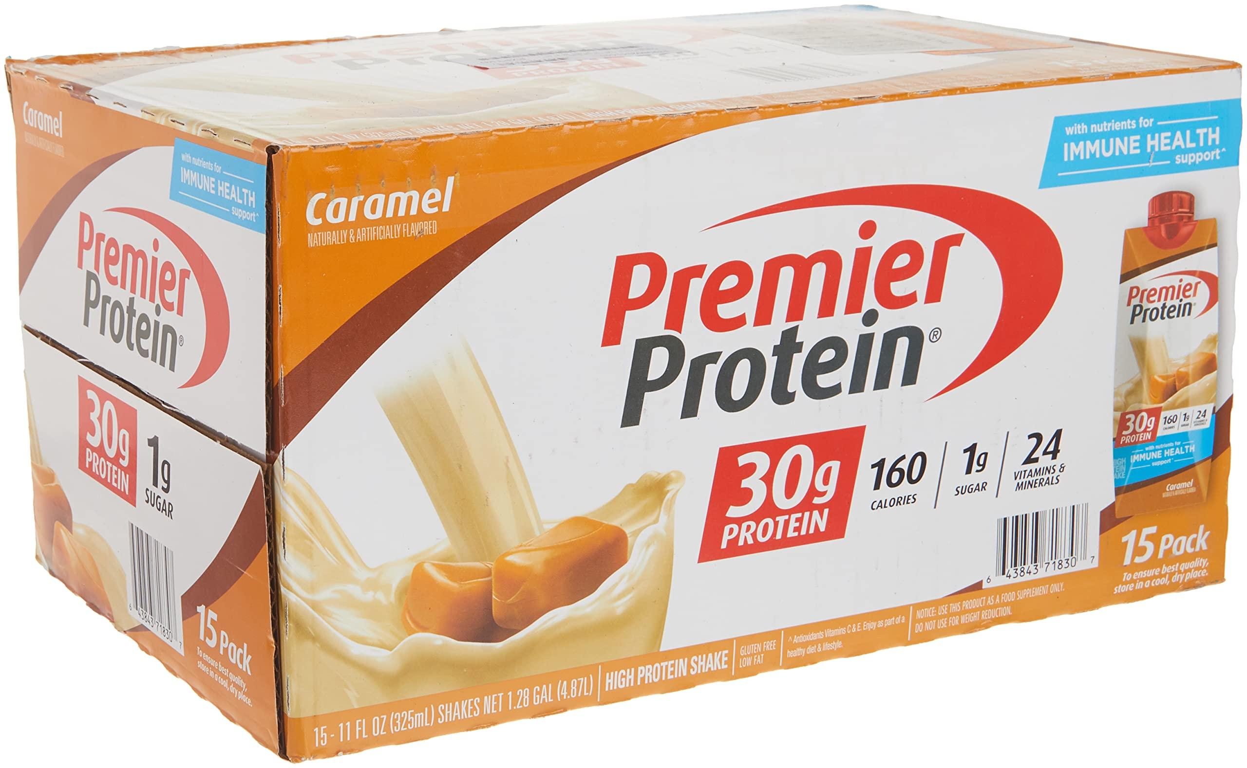 Premier Protein Premier Protein Premier Caramel High Protein Shake, 11 Fl Oz (Pack of 15)
