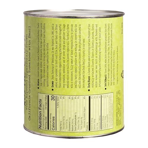 Di Napoli Bianco DiNapoli Rustic Crush Organic Crushed Tomatoes with Basil. 103 oz can