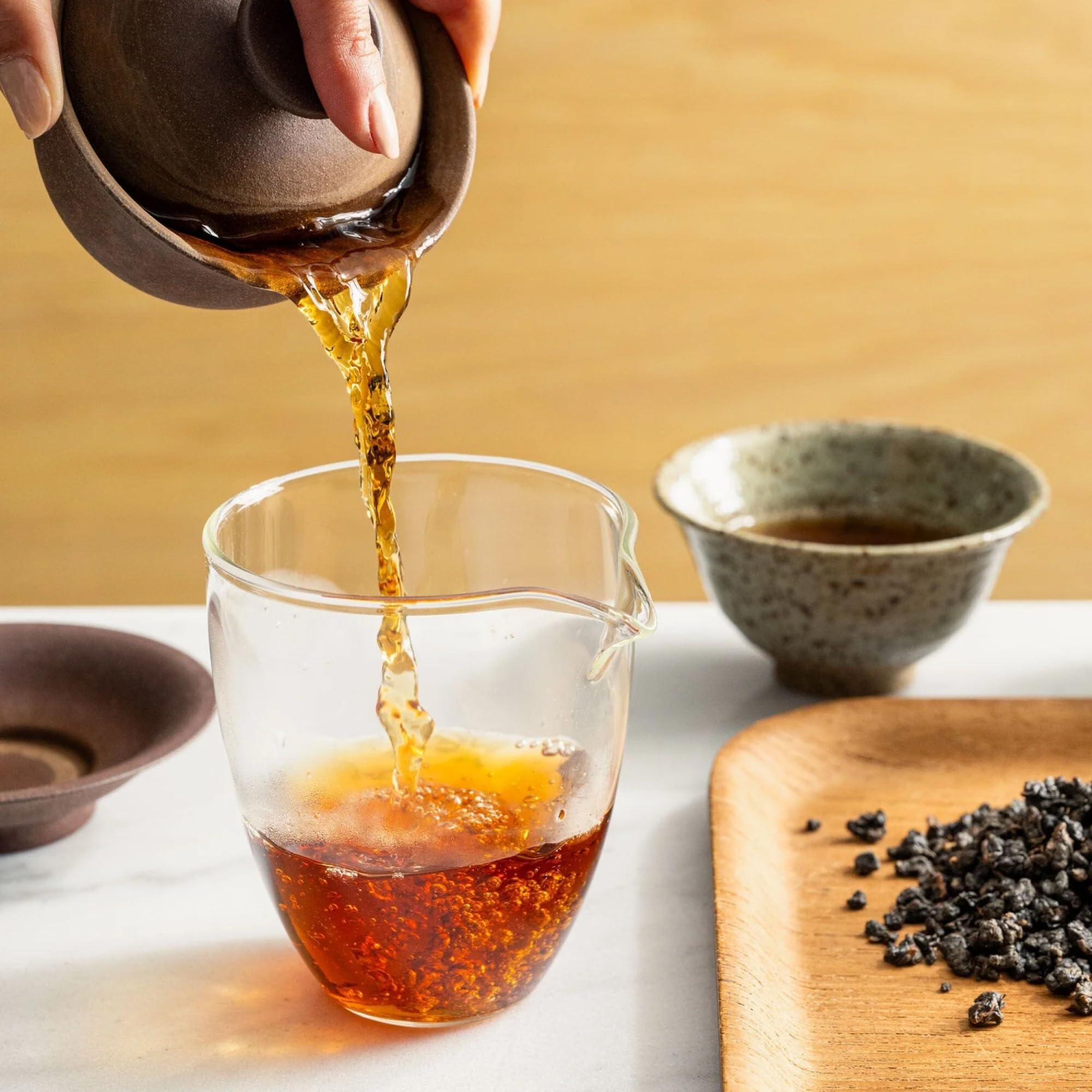 Rishi Tea Rishi Tea Ruby Oolong Tea - Organic Sachet Bags, Caffeinated Slow Baked Ball Rolled Oolong, Enjoy Hot or Iced - 15 Count (Pack of 1)