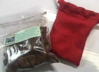 Ravenz Roost Jezebel root 1 oz with handmade Red Flannel bag ~ Ravenz Roost handmade item